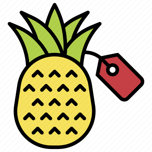 Food, fruit, pineapple, sale, summer icon - Download on Iconfinder