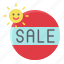sale, sticker, summer, sun, vacation 