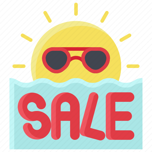 Sale, sign, summer, sun, sunglasses, sunny, vacation icon - Download on Iconfinder