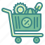 cart, trolley, shopping, shop, market 