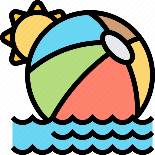 Ball, beach, play, fun, recreation icon - Download on Iconfinder