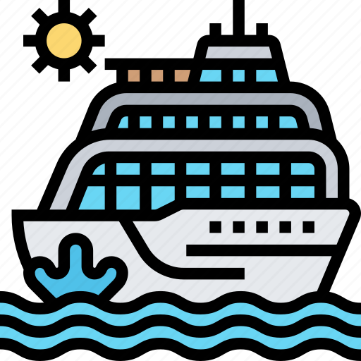 Cruise, ship, passenger, trip, luxury icon - Download on Iconfinder