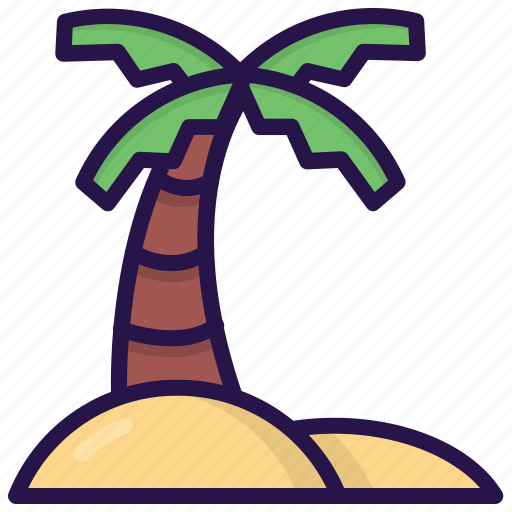 Beach, coconut tree, nature, palm, plant, summer, tree icon - Download on Iconfinder
