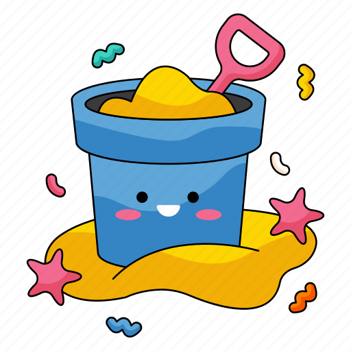 Sand bucket, beach, sea, vacation, holiday, sand, summer icon - Download on Iconfinder