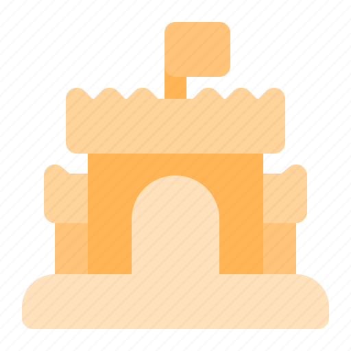 Beach, castle, holiday, summer, vacation, weather icon - Download on Iconfinder