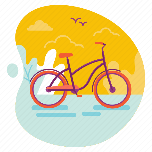 Bicycle, bike, ride, summer, travel icon - Download on Iconfinder