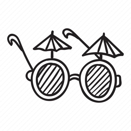 Dark glasses, eyewear, fun, summer, sunglass, travel, vacation icon - Download on Iconfinder