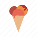 cornet, summer, ice cream 