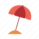 umbrella, beach, summer 