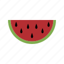 watermelon, fruit, slice, summer 