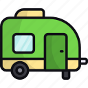 caravan, campervan, camping, transport, mobile home