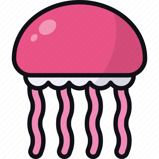 Jellyfish, sea life, animal, medusae, invertebrate icon - Download on Iconfinder