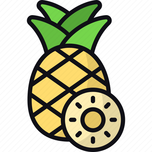 Pineapple, fruit, tropical, ananas, healthy food icon - Download on Iconfinder