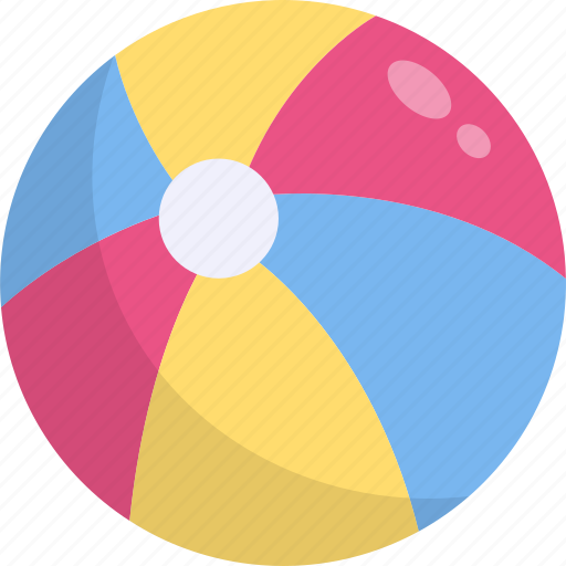Beach ball, toy, kid, summer holiday, play icon - Download on Iconfinder