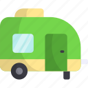 caravan, campervan, camping, transport, mobile home