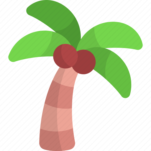 Coconut tree, palm tree, summer, nature, tropical icon - Download on Iconfinder