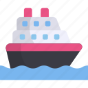 cruise, ship, ferry boat, transport, vessel