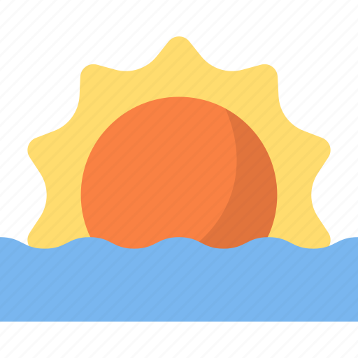 Sunset, dusk, sea, scenery, nature icon - Download on Iconfinder