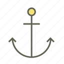 anchor, cruise, marine, ocean, sea, ship, water
