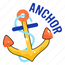 anchor, nautical, naval, water