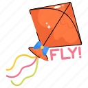 kite, fly, toy, summer, activity, game