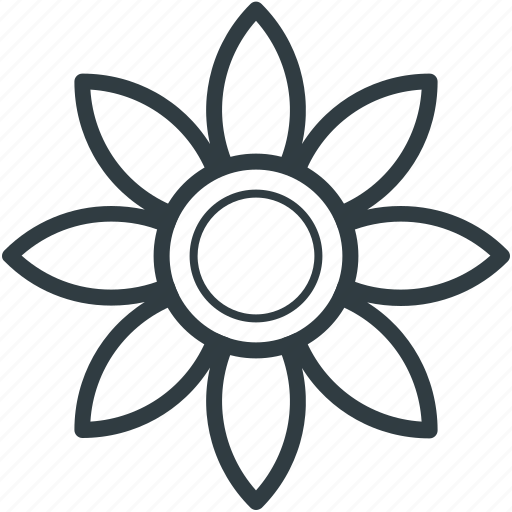 Bloom, blossom, flower, gerbera, sunflower icon - Download on Iconfinder