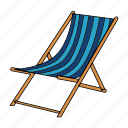 beach chair, relax, rest, seat sit, set, summer, sun