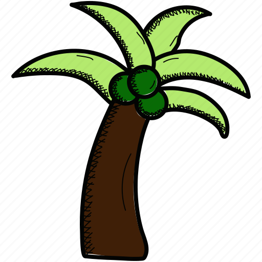 Coconut, fruit, tree icon - Download on Iconfinder