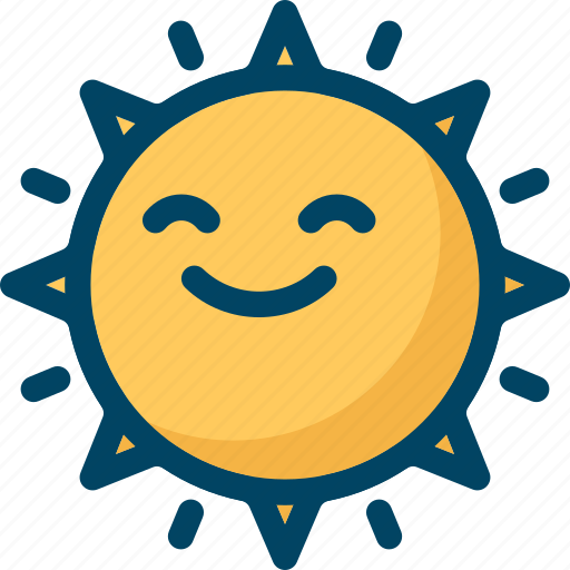 Happy, summer, sun, sunny icon - Download on Iconfinder