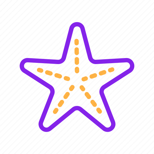 Animal, duotone, sea, star, starfish, summer, summertime icon - Download on Iconfinder