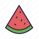 beach, fruit, summer, tropical, watermelon