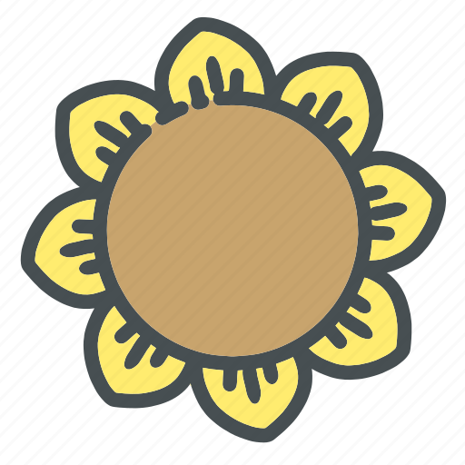 Flower, garden, nature, plant, sun, sunflower, floral icon - Download on Iconfinder
