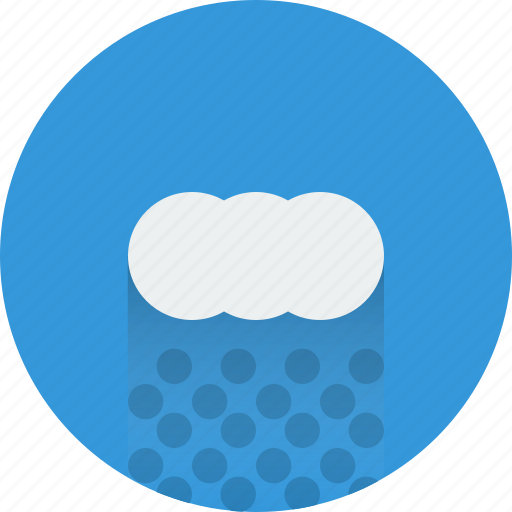 Cloud, cloudy, rain, rainy, water, weather icon icon - Download on Iconfinder