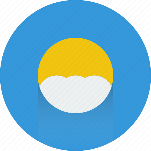 Cloud, cloudy, sun, sunny, weather icon icon - Download on Iconfinder