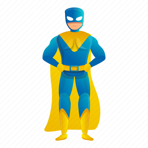 Blue, child, person, superhero, yellow icon - Download on Iconfinder