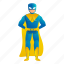blue, child, person, superhero, yellow 