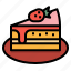 cake, dessert, food, piece, sweet 