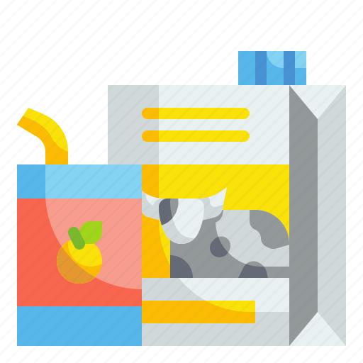 Box, container, drink, food, healthy, juice, milk icon - Download on Iconfinder
