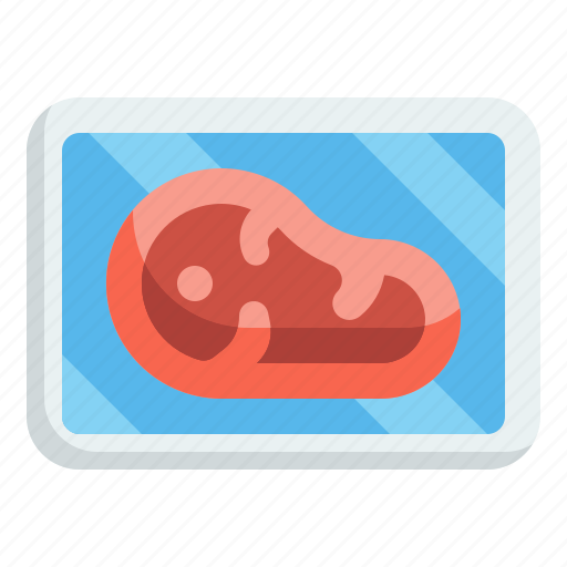 Beef, butcher, food, meat, packaging, pork, steak icon - Download on Iconfinder