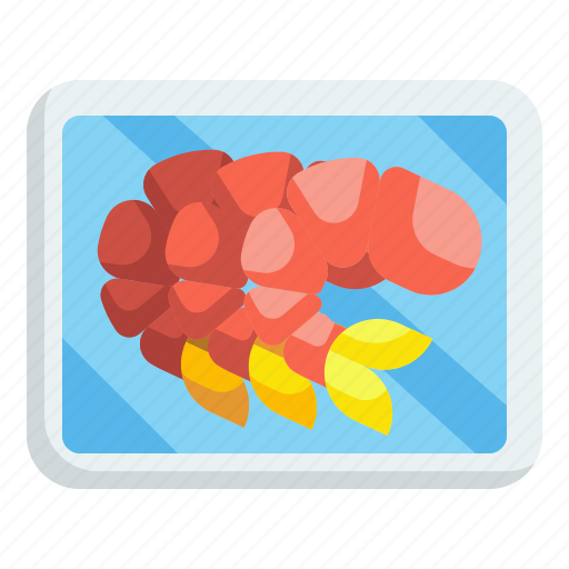 Food, fresh, packaging, prawn, seafood, shrimp, supermarket icon - Download on Iconfinder