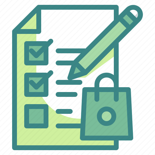 Checklist, items, list, miscellaneous, paper, pencil, tasks icon - Download on Iconfinder