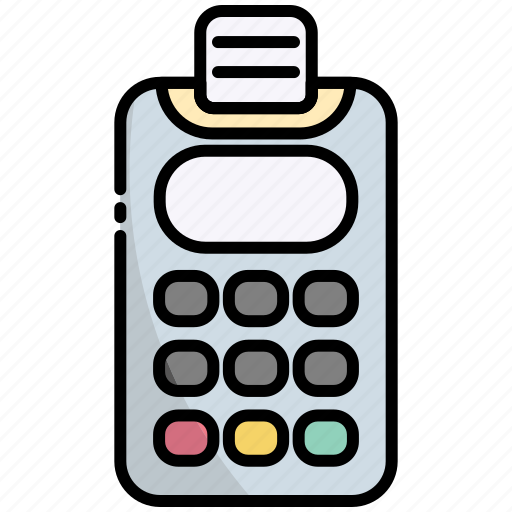 Edc, card, machine, payment, edc machine, terminal, card swipe machine icon - Download on Iconfinder