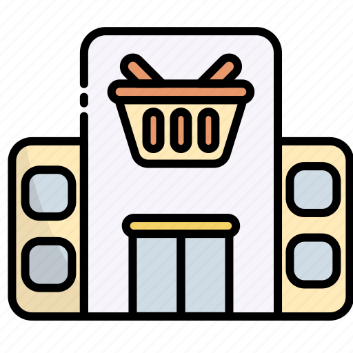 Supermarket, shopping, store, shop, market, commerce, retail icon - Download on Iconfinder
