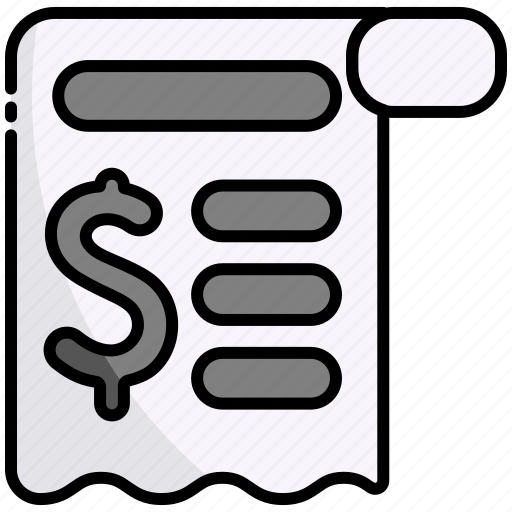 Invoice, bill, receipt, payment, finance, money, business icon - Download on Iconfinder