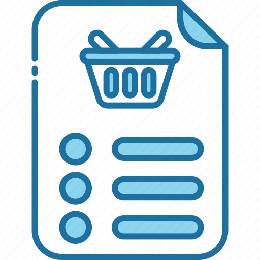 List, checklist, document, paper, task, shopping list, shopping icon - Download on Iconfinder