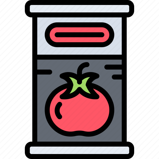Tomato, paste, can, food, shop, supermarket icon - Download on Iconfinder