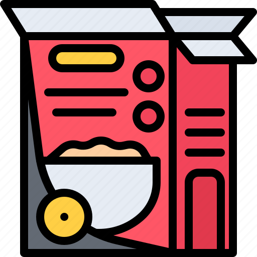 Porridge, box, food, shop, supermarket icon - Download on Iconfinder