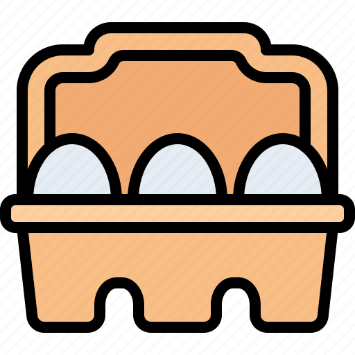Box, egg, food, shop, supermarket icon - Download on Iconfinder