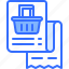 basket, check, list, purchase, price, food, shop, supermarket 
