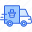 truck, car, delivery, basket, food, shop, supermarket 